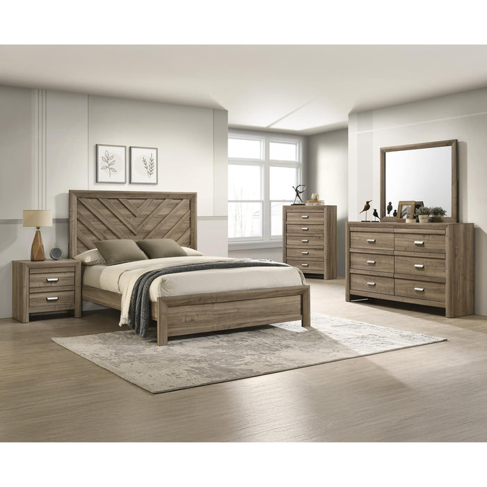 Crown Mark Valor Light Dresser - Brown