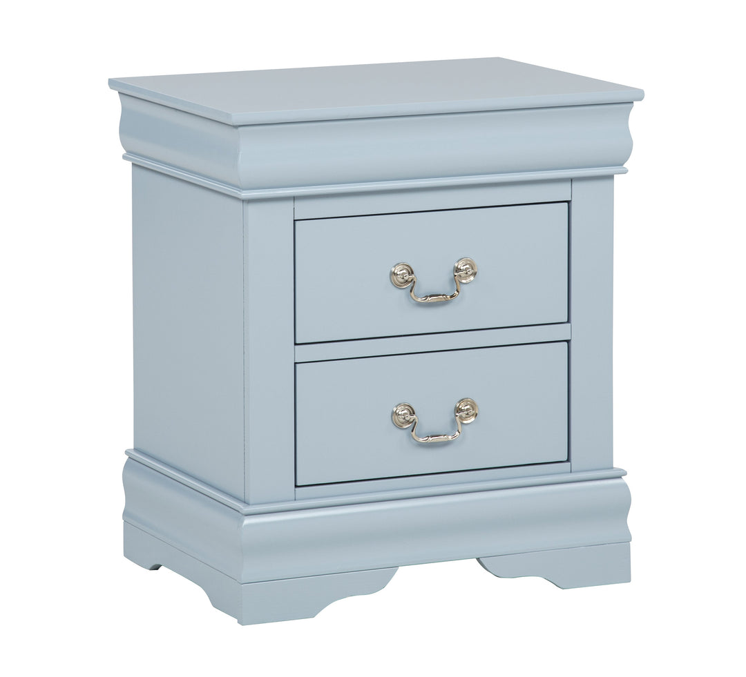 Crown Mark Louis Philip 3-Piece Bedroom Set - Light Blue