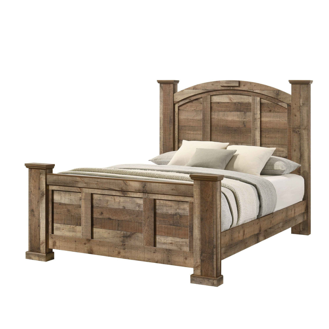 Crown Mark Ella-Mae Queen Bed - Natural
