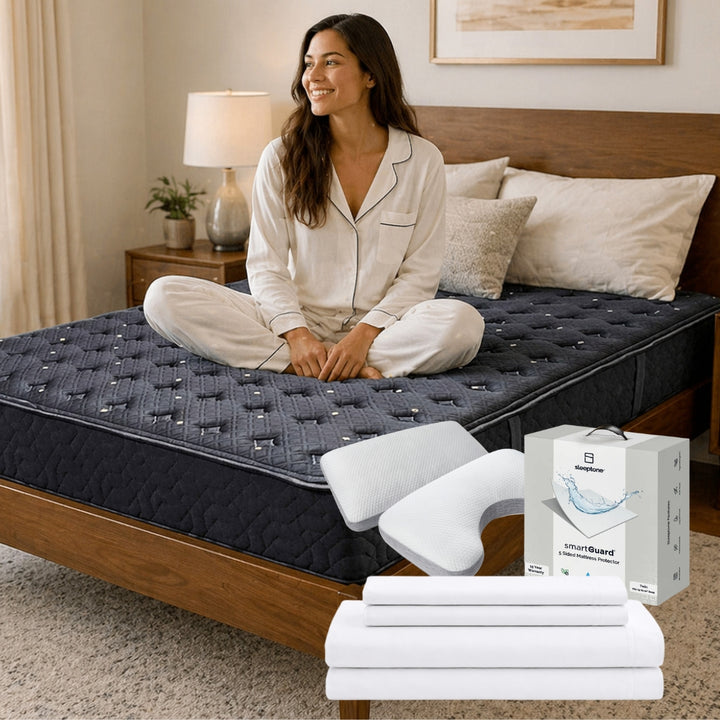 Grandview Mattress Bundle (Mattress, Protector, Sheets, & Cooling Pillows)