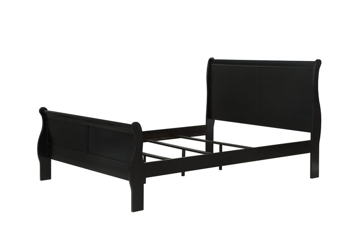 Crown Mark Louis Philip Queen Bed - Black