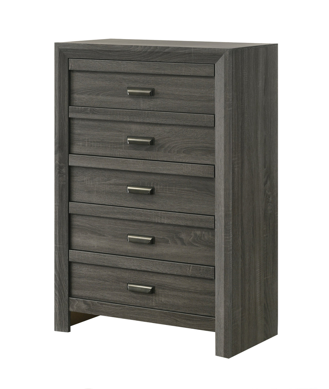 Crown Mark Valor 3-Piece Bedroom Set - Gray