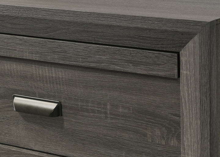 Crown Mark Valor 3-Piece Bedroom Set - Gray