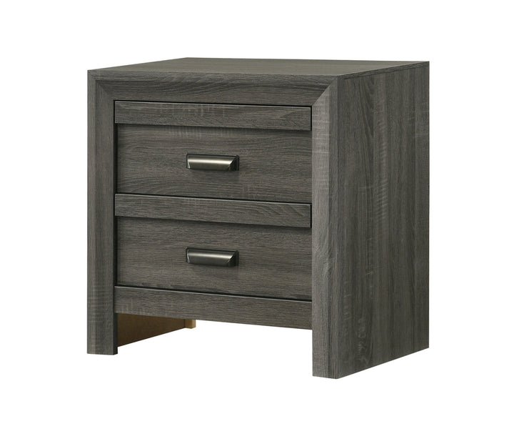 Crown Mark Valor 3-Piece Bedroom Set - Gray