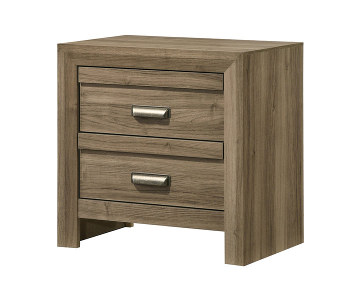 Crown Mark Valor 3-Piece Bedroom Set - Light Brown
