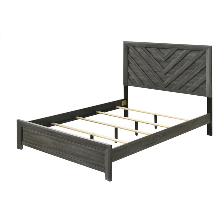 Crown Mark Valor Queen Bed - Gray