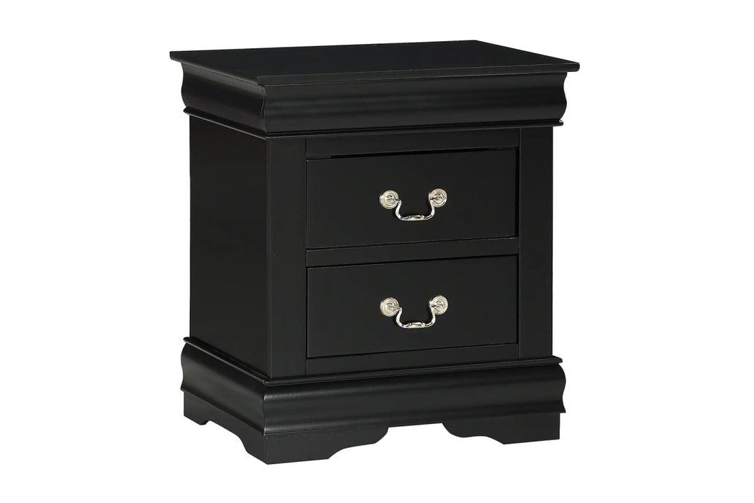 Crown Mark Louis Philip 3-Piece Bedroom Set - Black