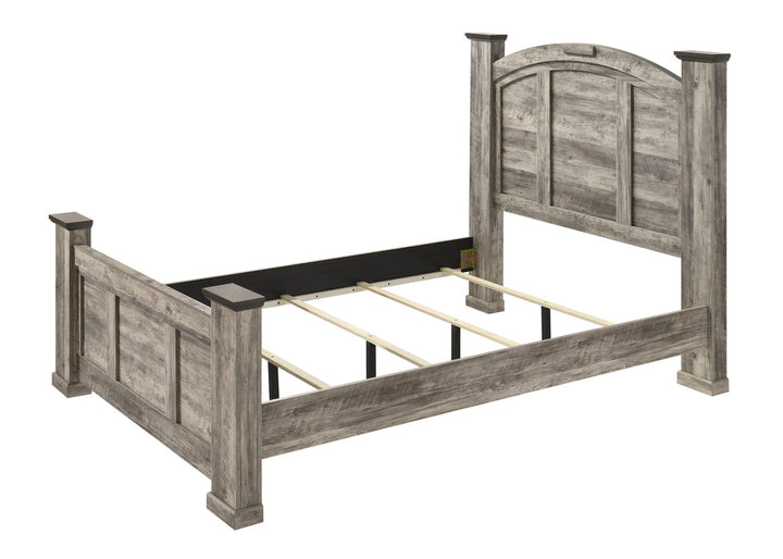 Crown Mark Ella-Mae 2-Piece Bedroom Set - Reclaimed Gray