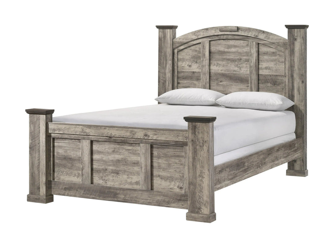 Crown Mark Ella-Mae 2-Piece Bedroom Set - Reclaimed Gray
