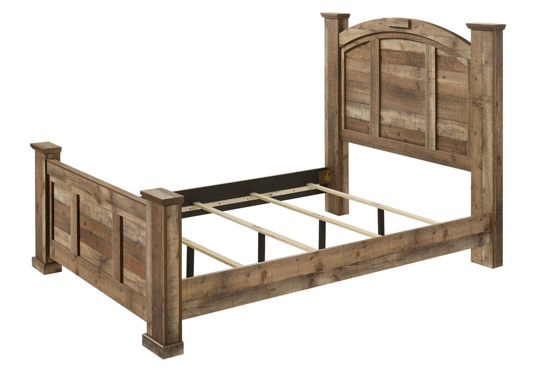 Crown Mark Ella-Mae Queen Bed - Natural
