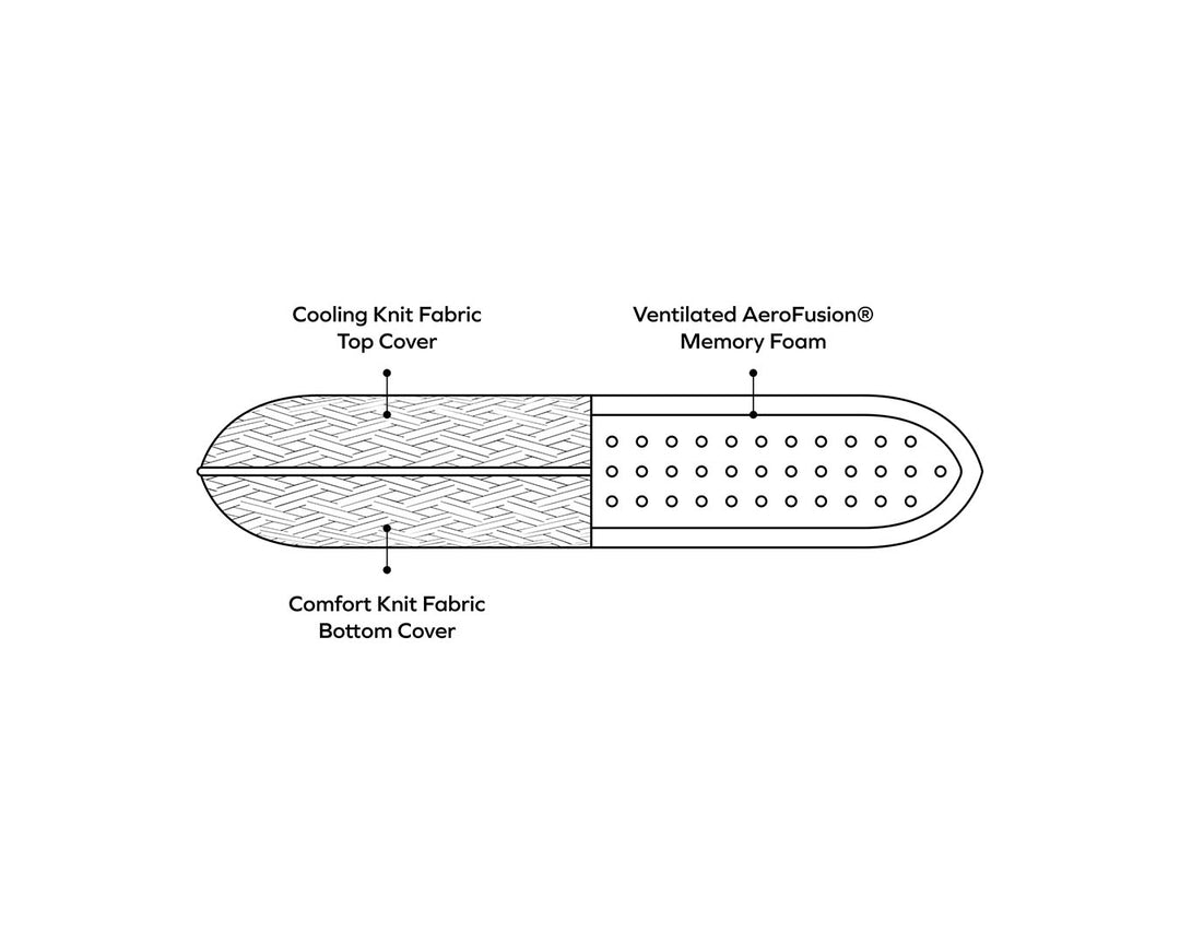 Essential Cut Foam Pillow by MLILY