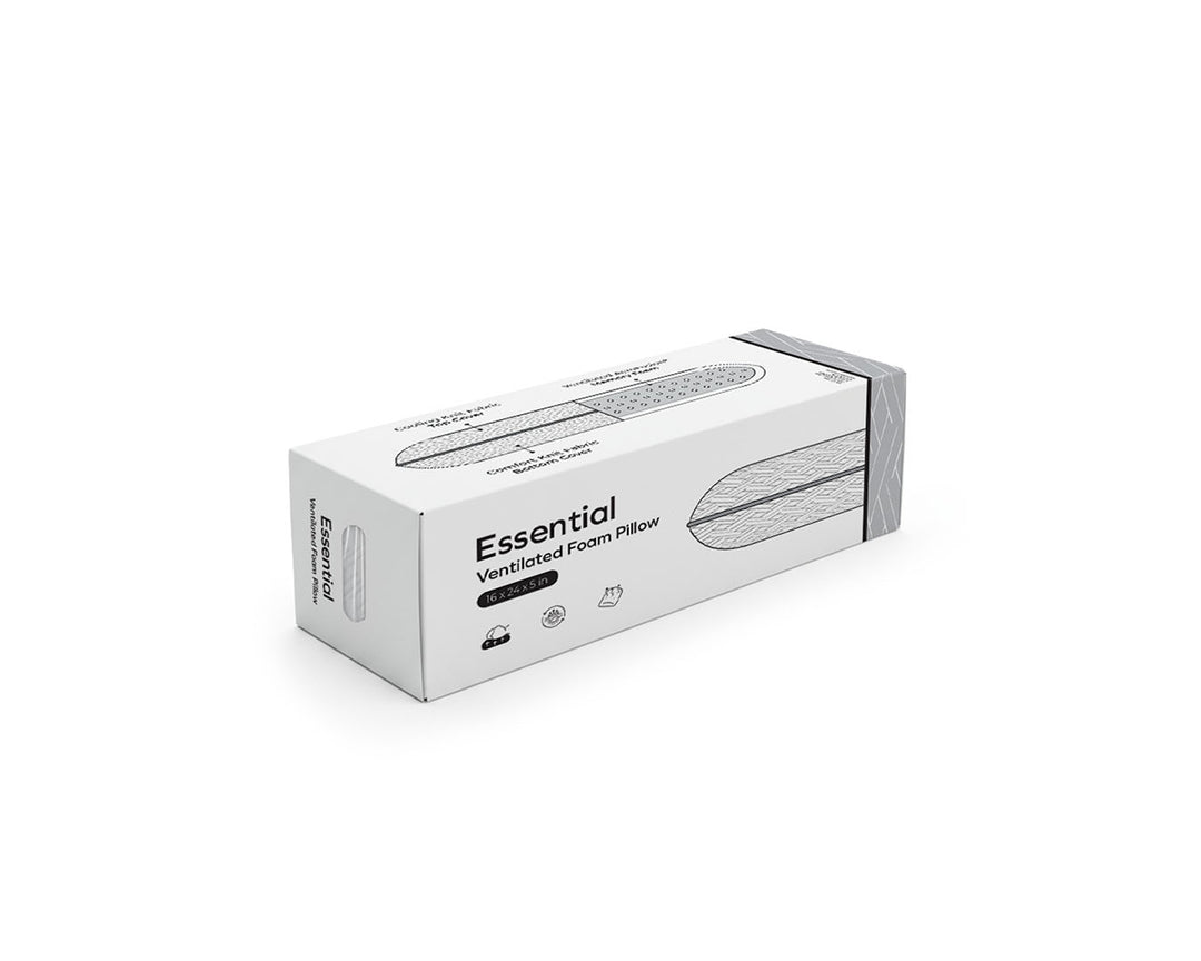 Essential Cut Foam Pillow by MLILY