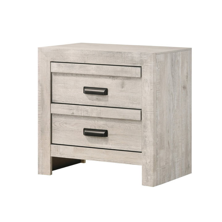 Crown Mark Valor Nightstand - White