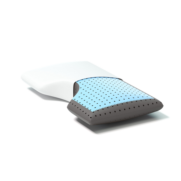 PolarCarbon Memory Foam Side Sleeper Pillow by Sleeptone