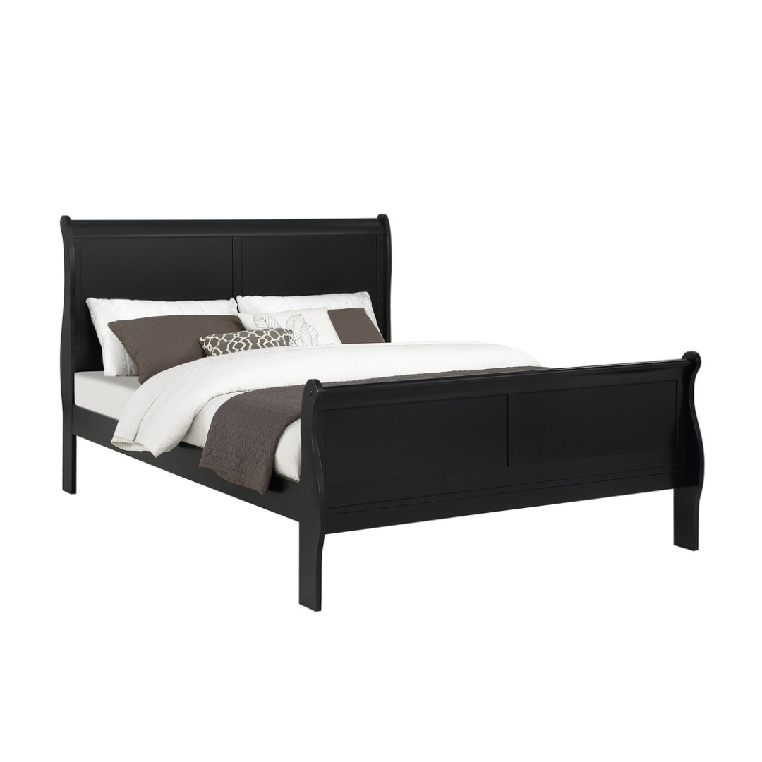 Crown Mark Louis Philip Queen Bed - Black