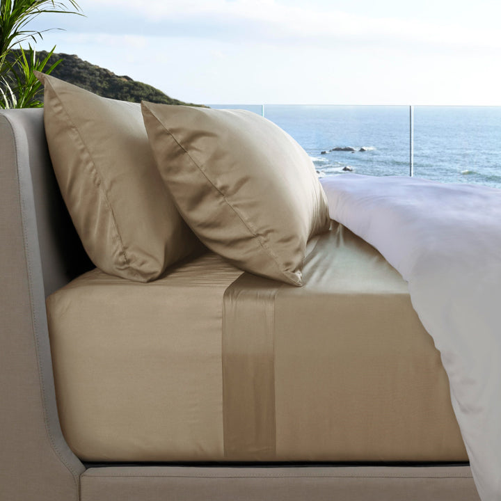 Resort Bamboo Bed Sheets by Cariloha — Stone