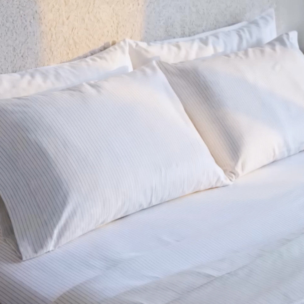 Resort Bamboo Pillowcase Set by Cariloha — Shoreline Stripe