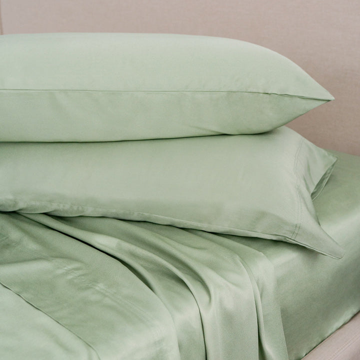 Classic Bamboo Pillowcase Set by Cariloha — Sage