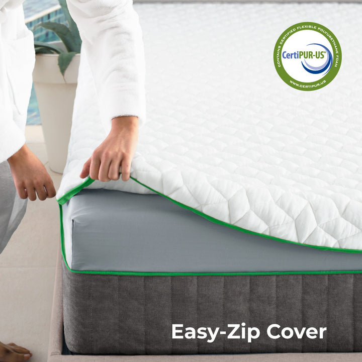Cariloha Resort Bamboo Mattress — full-zip cover